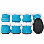 Pet Life ® 'Duggz' 3M Insulated Winter Fashion Dog Shoes Booties - Set of 4