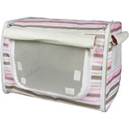 Pet Life ® 'Easy Folding' Zippered Folding Collapsible Wire Framed Lightweight Pet Dog Crate Carrier