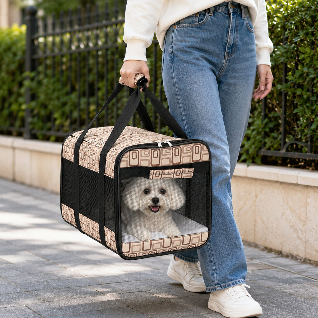 Pet Life ® 'Flightmax' Airline Approved Collapsible Folding Travel Pet Dog Carrier