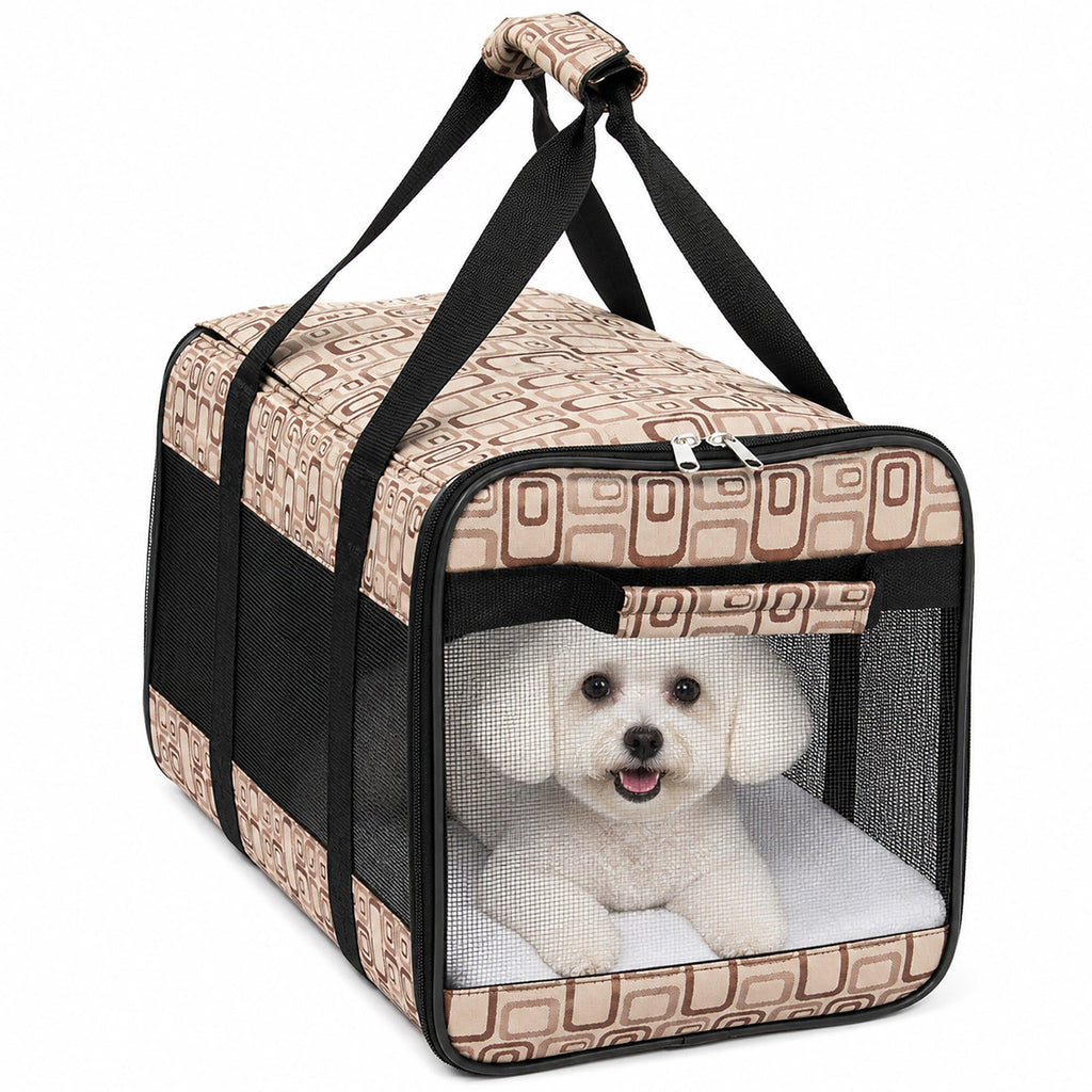 Pet Life ® 'Flightmax' Airline Approved Collapsible Folding Travel Pet Dog Carrier