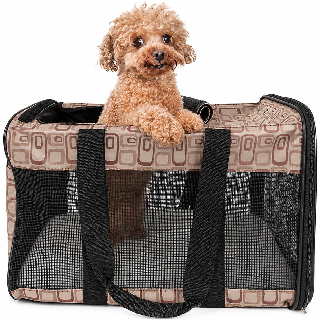 Pet Life ® 'Flightmax' Airline Approved Collapsible Folding Travel Pet Dog Carrier