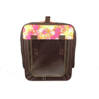 Pet Life ® 'Floral Patterned' Folding Collapsible Lightweight Wire Framed Pet Dog Crate House Tent