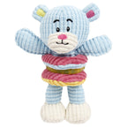 Pet Life ® 'Hugga-Bear' Plush Squeaking and Rubber Teething Newborn Puppy Dog Toy