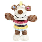 Pet Life ® 'Hugga-Bear' Plush Squeaking and Rubber Teething Newborn Puppy Dog Toy