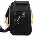 Pet Life ® Mystique Airline Approved Fashion Designer Travel Pet Dog Carrier w/ Pouch