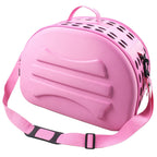 Pet Life ® 'Narrow Shelled' Lightweight Collapsible Military Grade Fashion Designer Travel Pet Dog Carrier Crate
