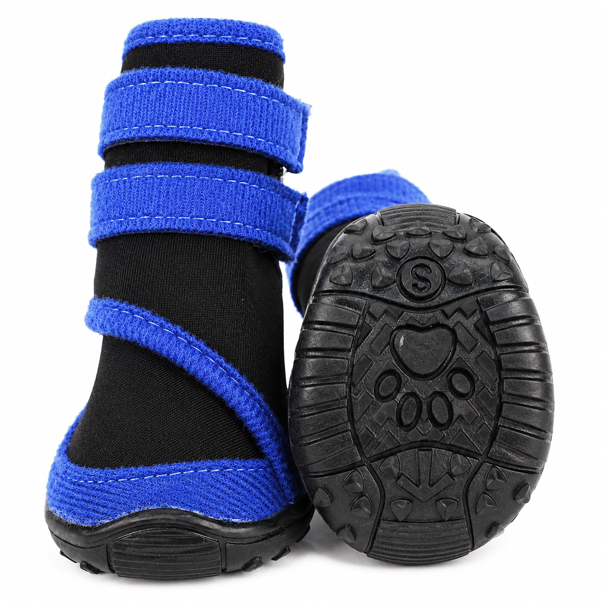 Pet Life ® 'Performance-Coned' Premium Stretch High Ankle Support Dog Shoes - Set Of 4