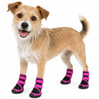 Pet Life ® 'Performance-Coned' Premium Stretch High Ankle Support Dog Shoes - Set Of 4