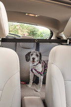 Pet Life ® Squared 'Easy-Hook' Backseat Mesh Folding Dog Cat Child Car Seat Carseat Safety Barrier