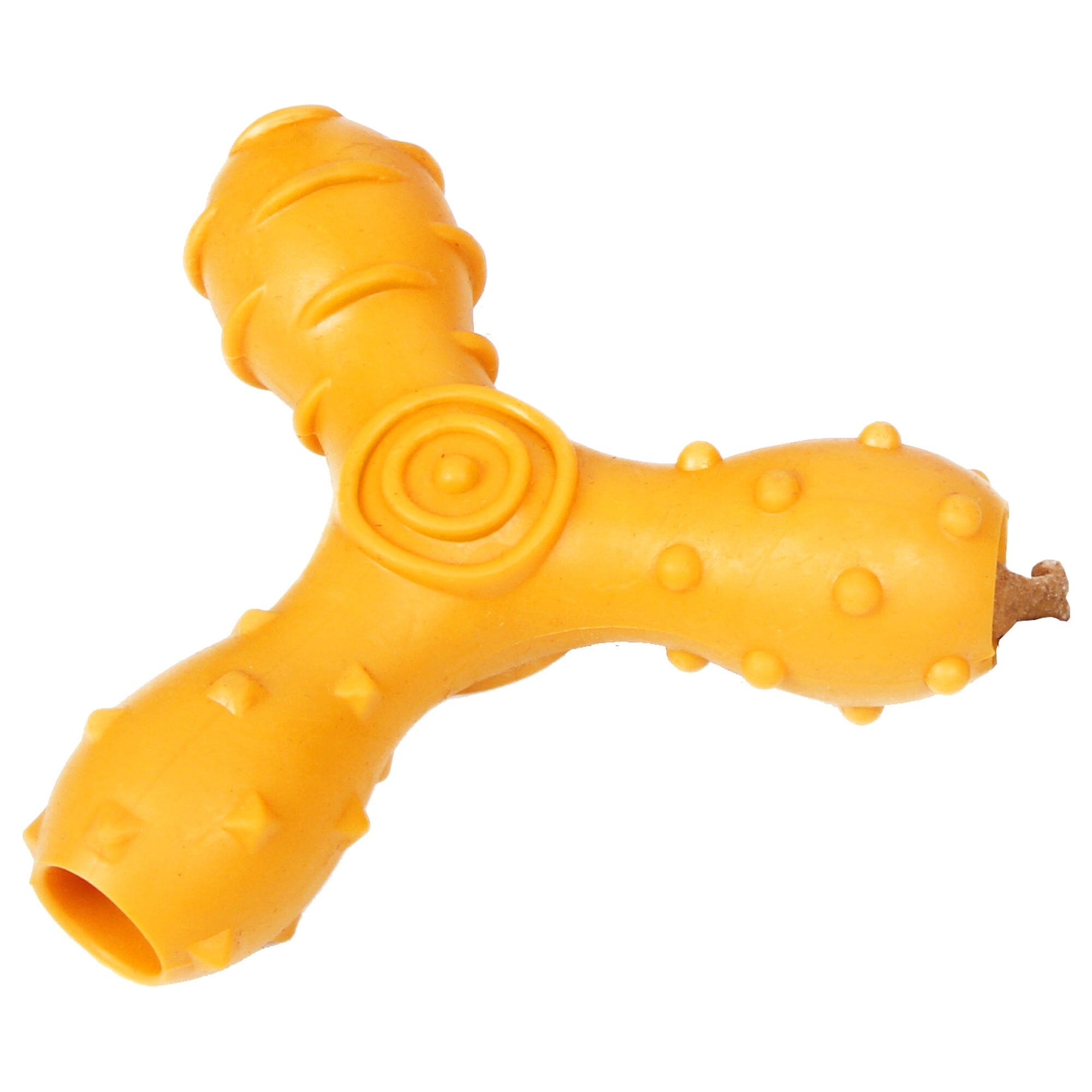 Pet Life ® 'Tri-Chew' Treat Dispensing and Chewing Interactive TPR Dog Toy