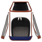 Pet Life ® 'Yacht Polo' Designer Travel Fashion Pet Dog Carrier w/ Pouch