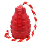 USA-K9 Grenade Rubber Dog Chew Toy | K9 Handler Reward Toy | Blue | USA Made