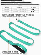 Reflective Pet Leash | Adjustable Polyester Lead Strap for Dogs and Cats