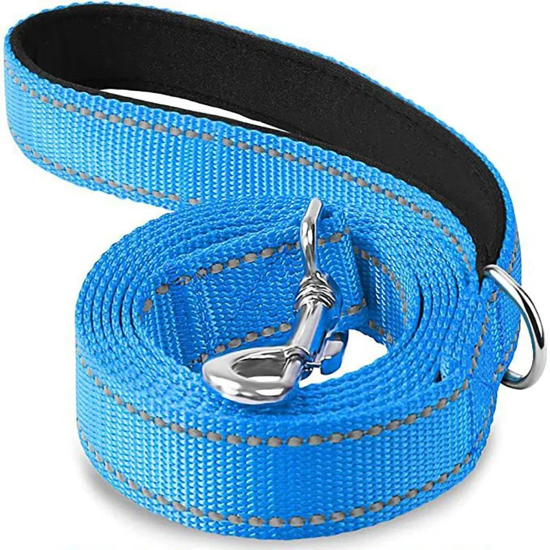 Reflective Pet Leash | Adjustable Polyester Lead Strap for Dogs and Cats
