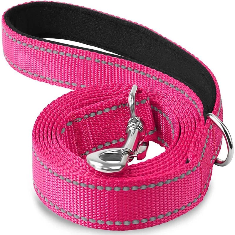Reflective Pet Leash | Adjustable Polyester Lead Strap for Dogs and Cats
