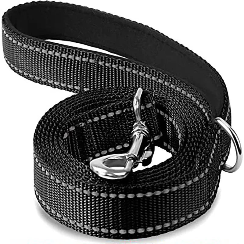 Reflective Pet Leash | Adjustable Polyester Lead Strap for Dogs and Cats