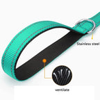 Reflective Pet Leash | Adjustable Polyester Lead Strap for Dogs and Cats