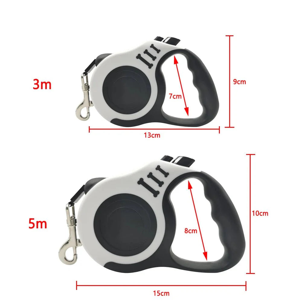 Retractable Dog Leash | Strong Nylon Lead for Small and Medium Dogs and Cats