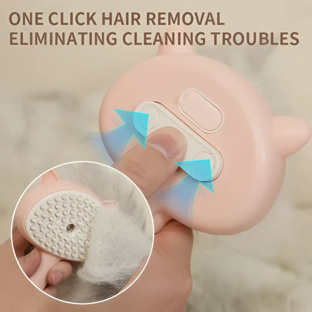 Self-Cleaning Mist Cat and Dog Grooming Brush
