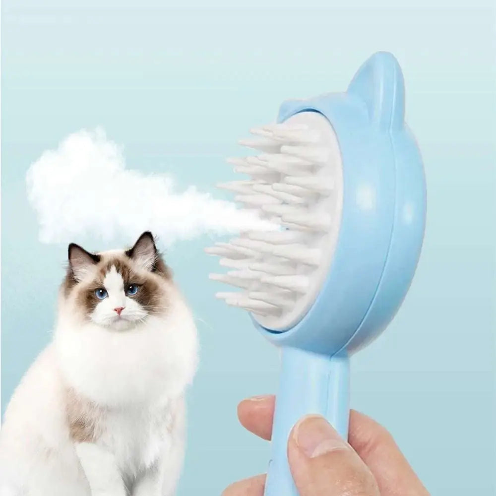 Self-Cleaning Mist Cat and Dog Grooming Brush