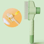 Self-Cleaning Pet Comb | Stainless Steel Grooming Brush for Dogs and Cats
