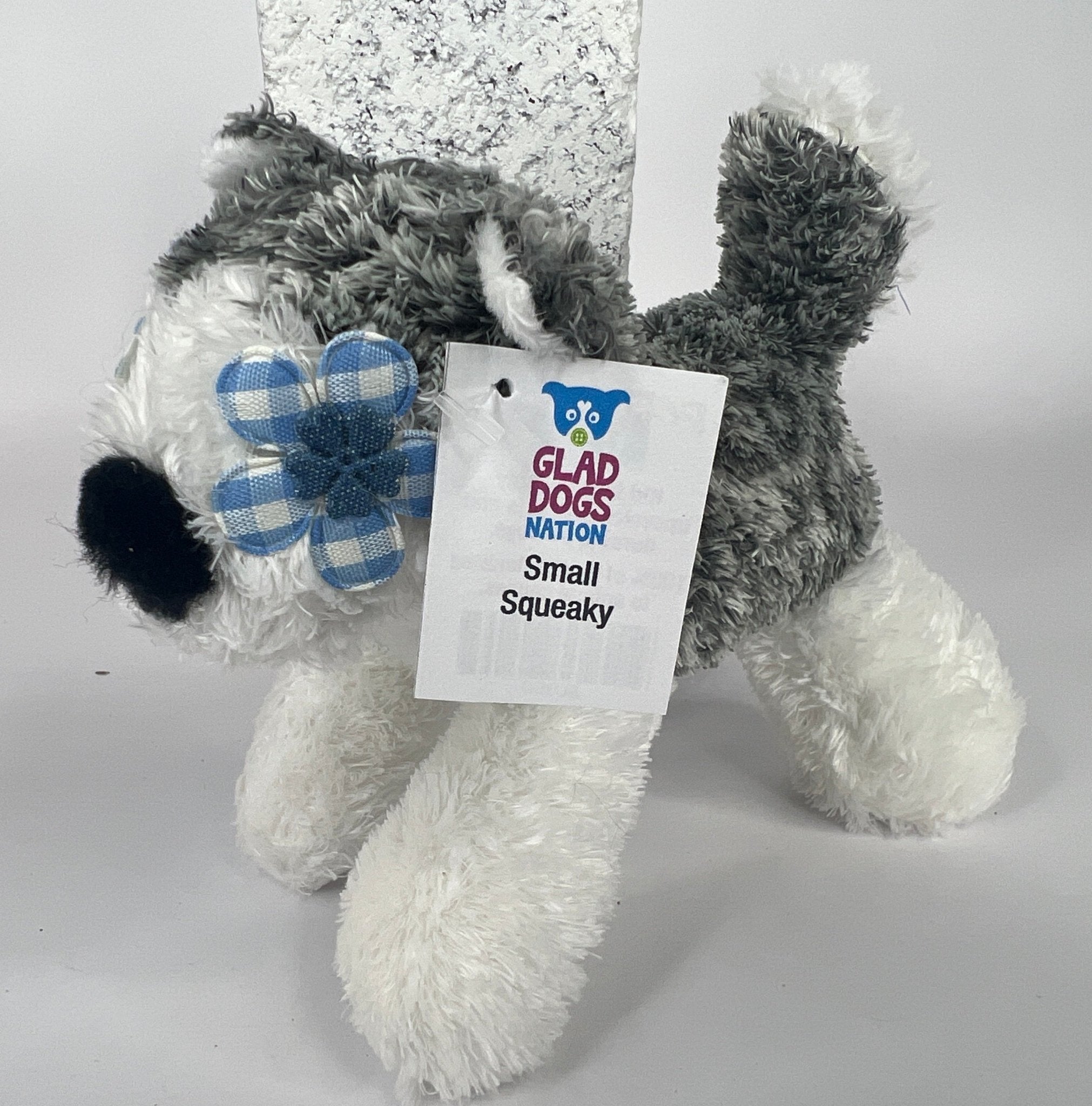 Small Stuffed SQUEAKY Dog & Puppy Toys / 10-30 lbs.