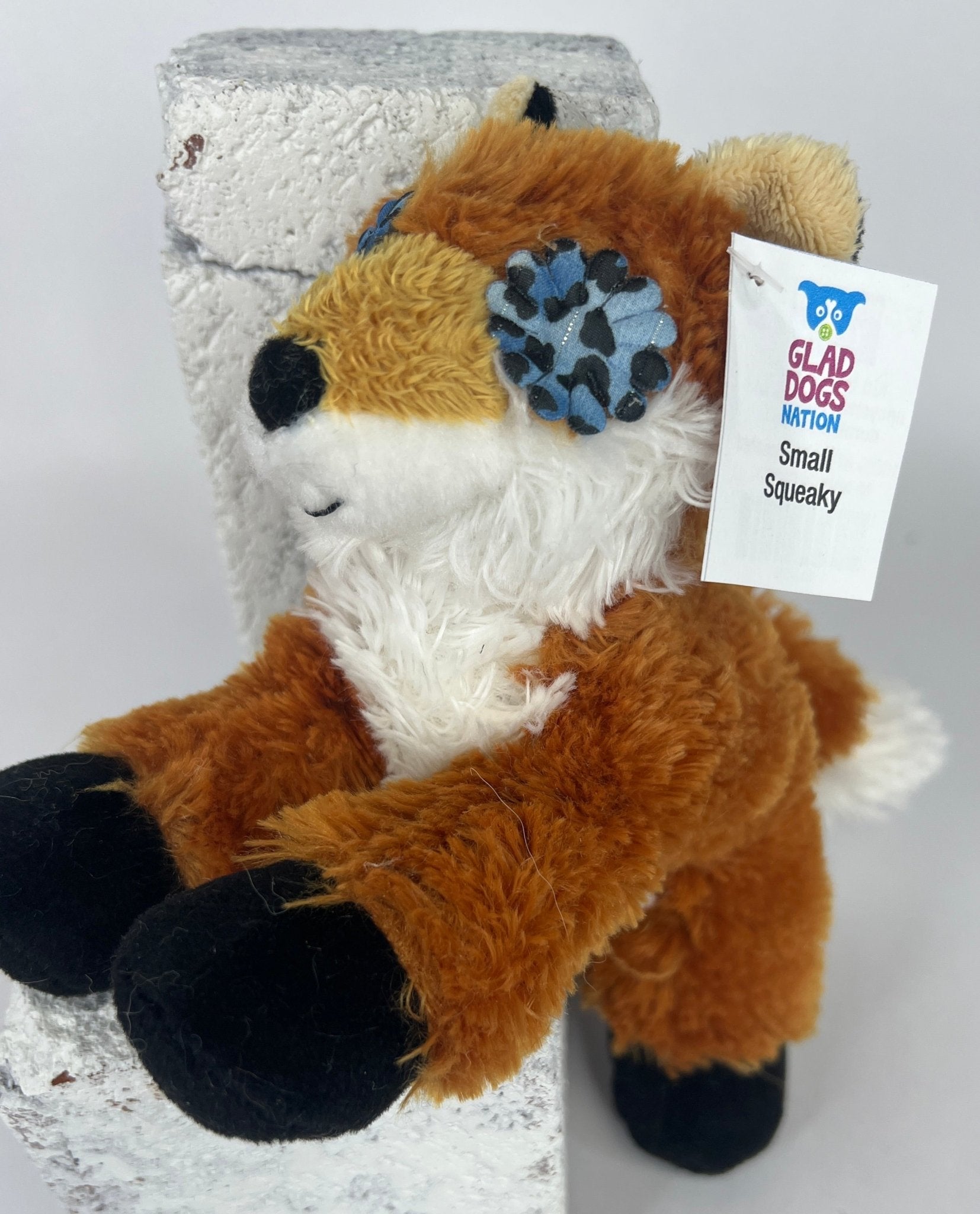 Small Stuffed SQUEAKY Dog & Puppy Toys / 10-30 lbs.