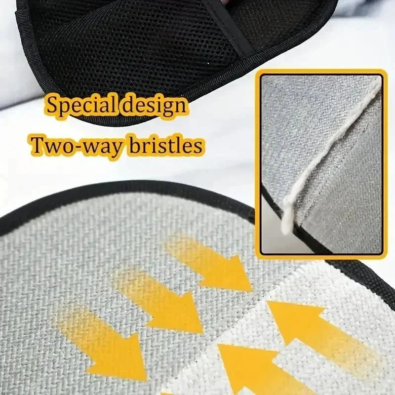 Static Pet Hair Removal Gloves | Grooming Mitt for Cats and Dogs