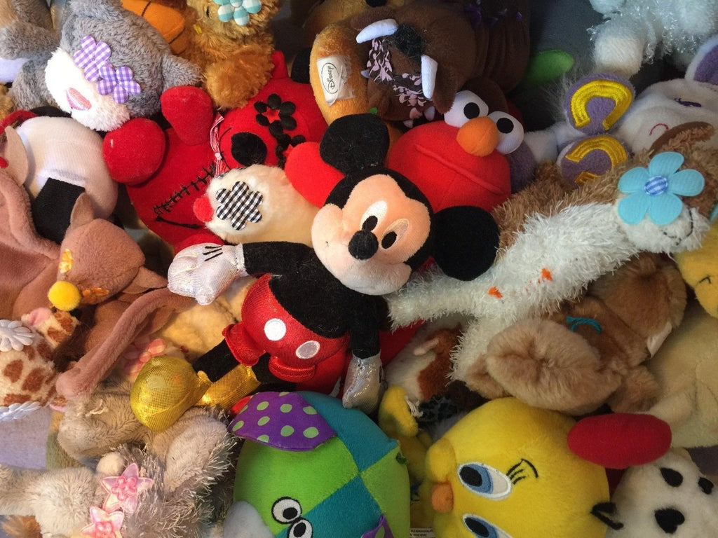 Tiny SQUEAKY Stuffed Toys for Dogs & Cats / 5"-6"