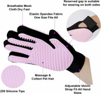Double-Sided Pet Grooming Glove for Dogs & Cats