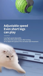 USB Rechargeable Interactive Electric Cat Toy Ball | Self-Rolling Teaser for Indoor Cats