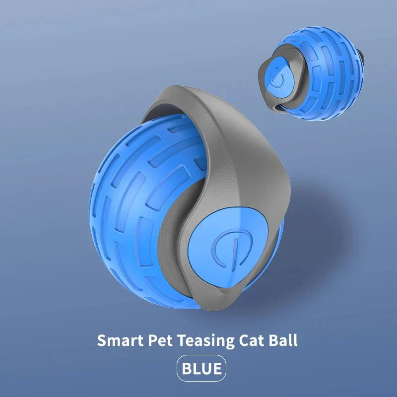 USB Rechargeable Interactive Electric Cat Toy Ball | Self-Rolling Teaser for Indoor Cats