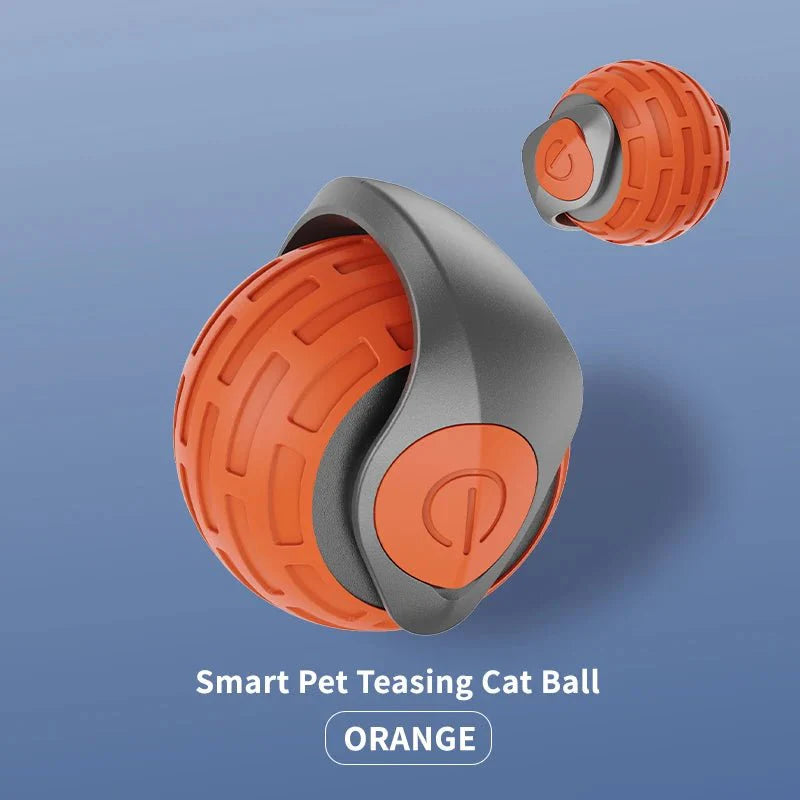 USB Rechargeable Interactive Electric Cat Toy Ball | Self-Rolling Teaser for Indoor Cats