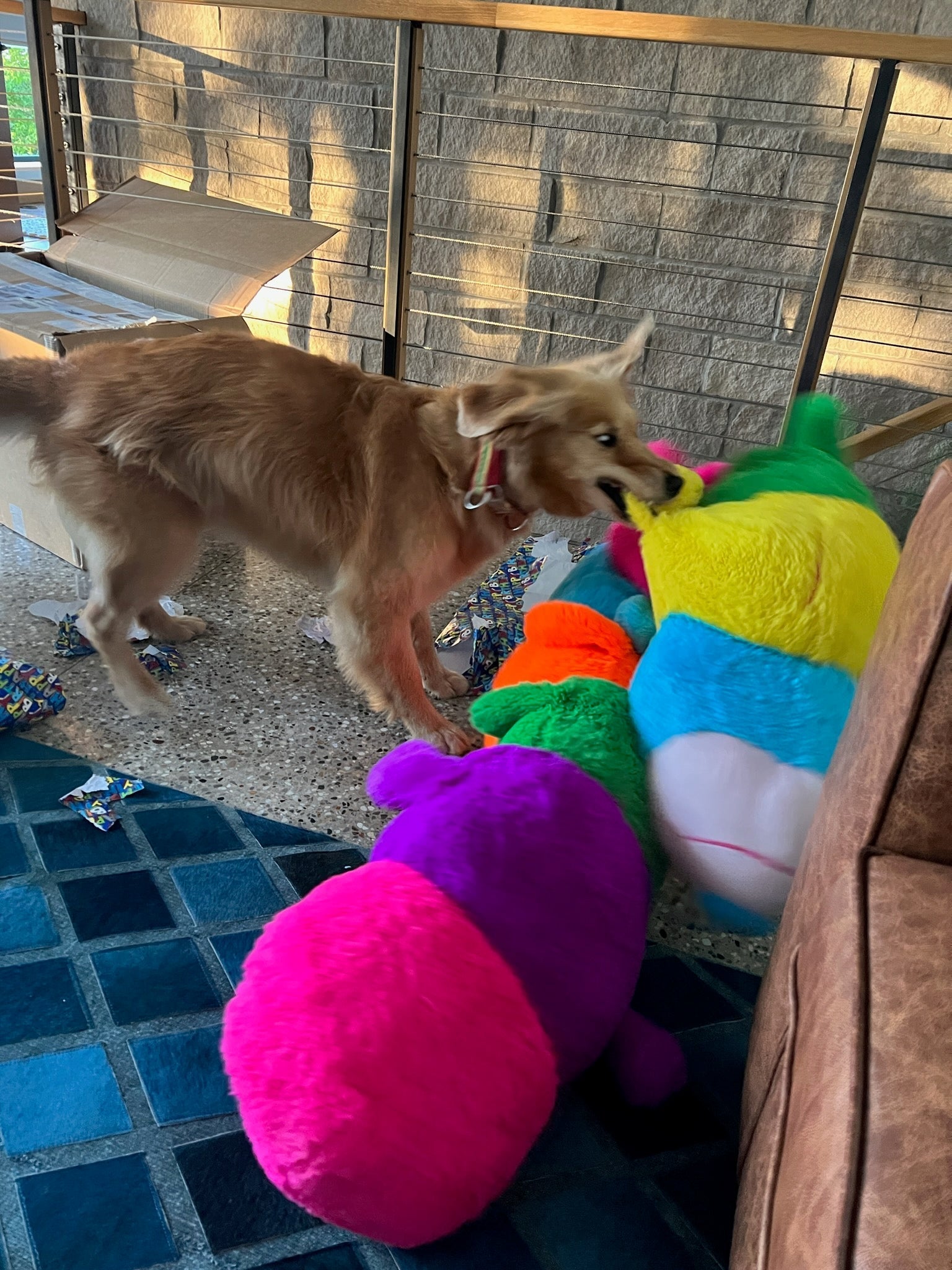 XXLarge Stuffed Dog Toys: 20"+  Squeaky and No Squeak